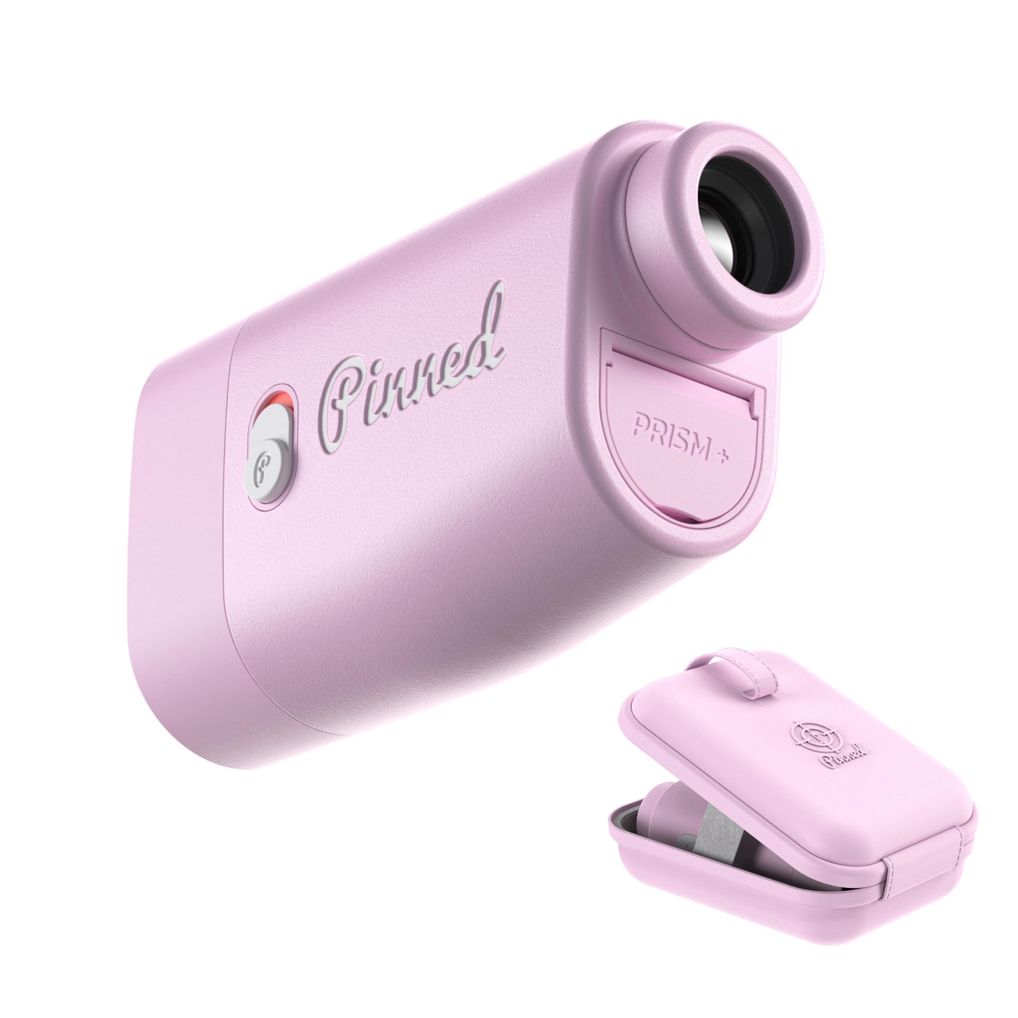 Pinned Prism Slope Golf Rangefinder - Golf Distance Rangefinder with Slope - USB Rechargeable, Pinned Locked Vibration Laser Range Finder - Range Finder Accessories & Gift for Men and Women