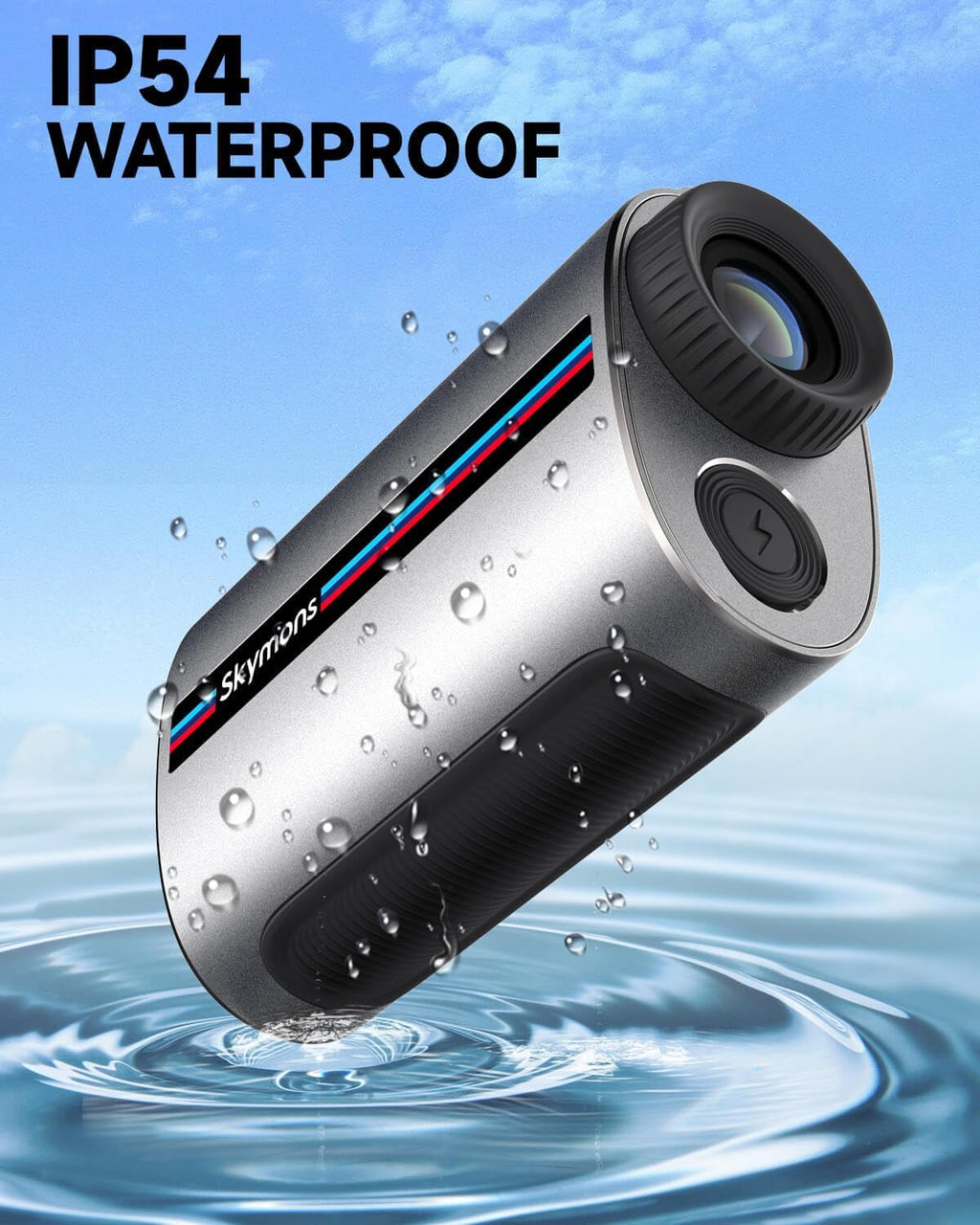 Mini Metal Golf RangeFinder with Slope,1200Y Range Finder, 0.3s Flagpole Locking Vibration, 7X Magnification, 95%Transmission Lens,Flag Pole Lock Vibration,Strong Magnet&Rechargeable Golf Rangefinder.