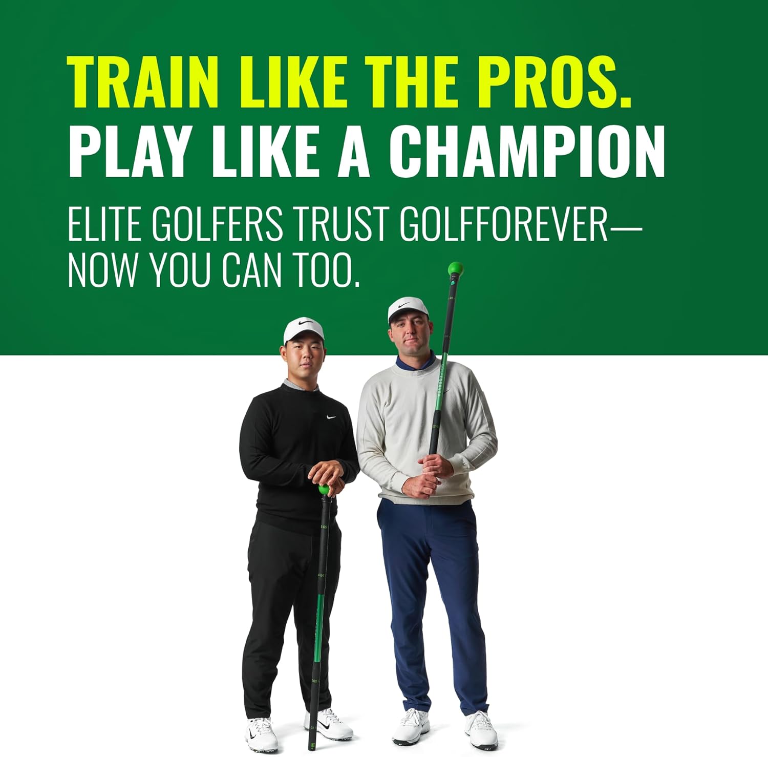 GolfForever Swing Trainer – Golf Training & Fitness System for Strength, Flexibility & Swing Power – Includes 30-Day Membership & Training Bar for Golf-Specific Workouts